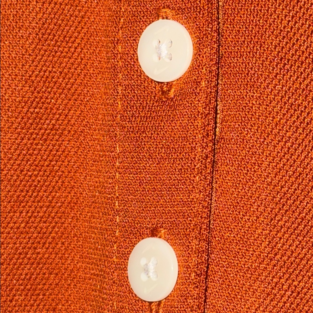 Nike Golf Dri-Fit Victory Pique Polo Shirt Women’s Large L Orange - Picture 7 of 9